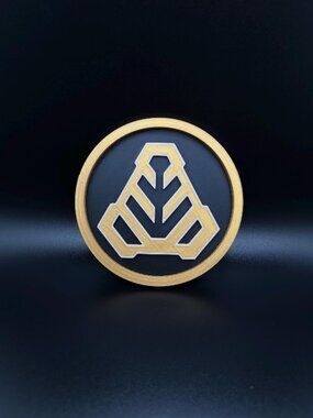 Rocket League Gold Coasters | Set of 4 | Gamer Gift and Decor | Gaming